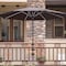 Gardenised Outdoor Metal Patio Black Deck Umbrella Clamp for Fence Post, Railing, Bleachers or Benches QI004404 - alternate 5